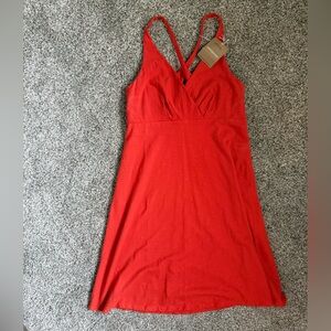 Patagonia Red Mini Dress with Crisscross Straps NWT